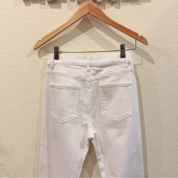 The Fifth Label White Mid Rise Straight Ankle Jeans Pants Size XS NWT - Picture 5 of 7